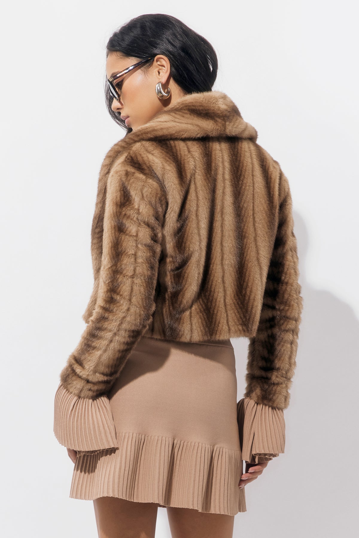 Folster Faux Fur Short Coat