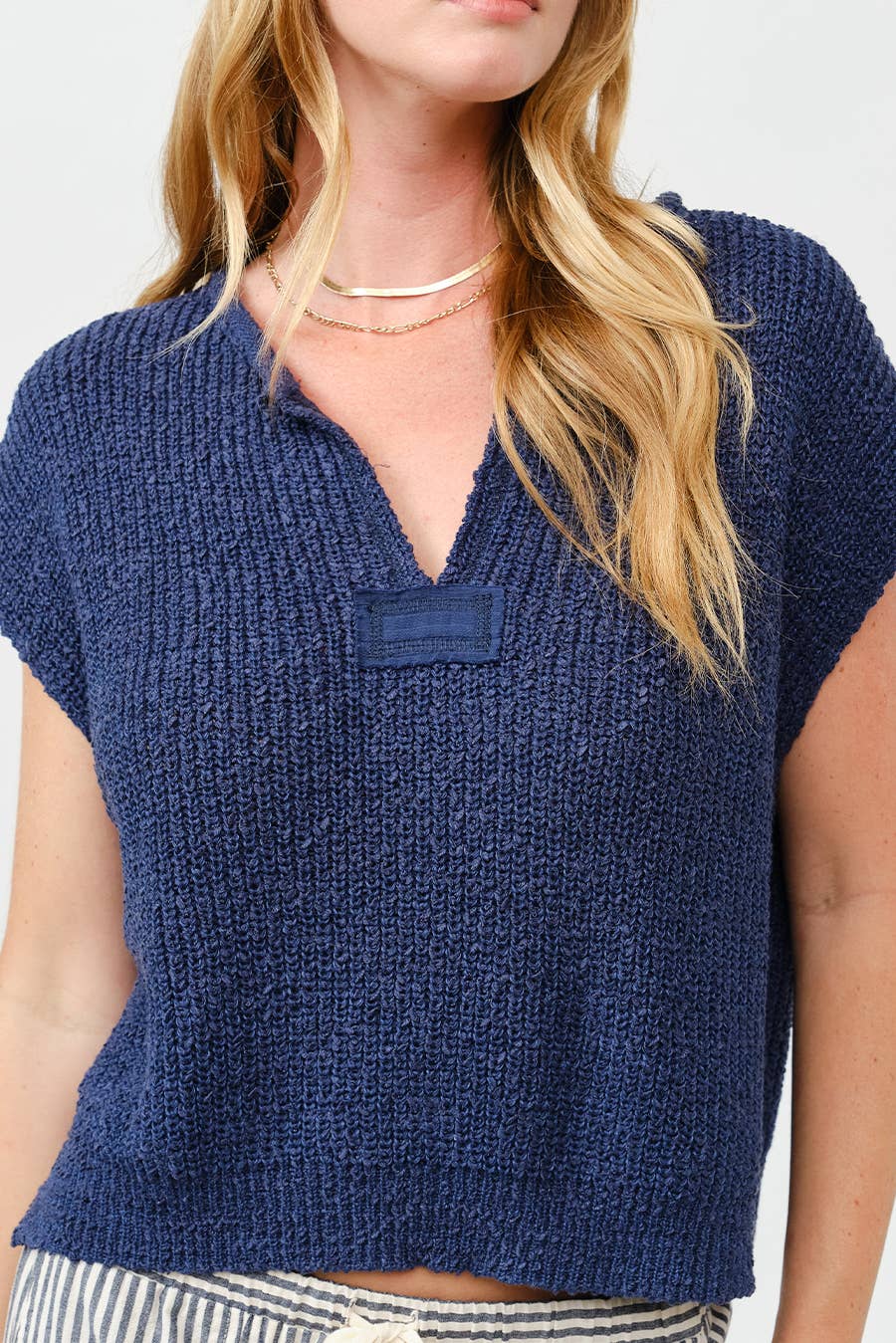 All-season Lightweight sweater: Navy