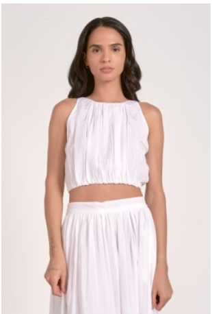 4 Top Halter Elastic Btn