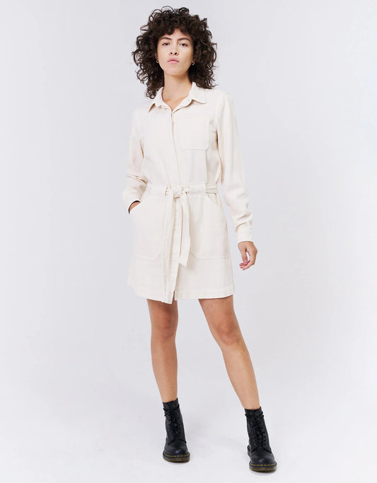 JONIE Convertible Utility Dress Jacket in Bone
