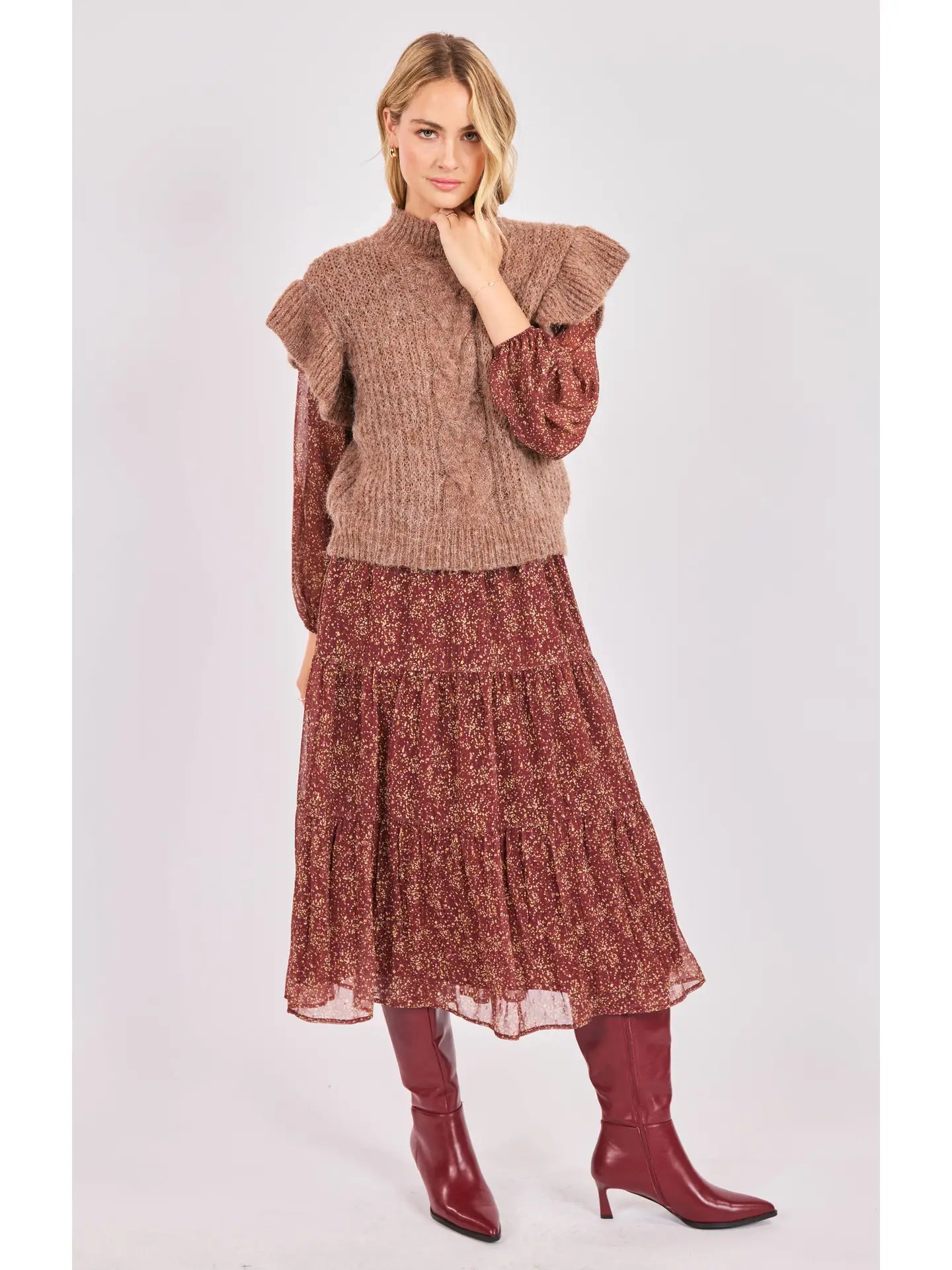 Willow shoulder sweater