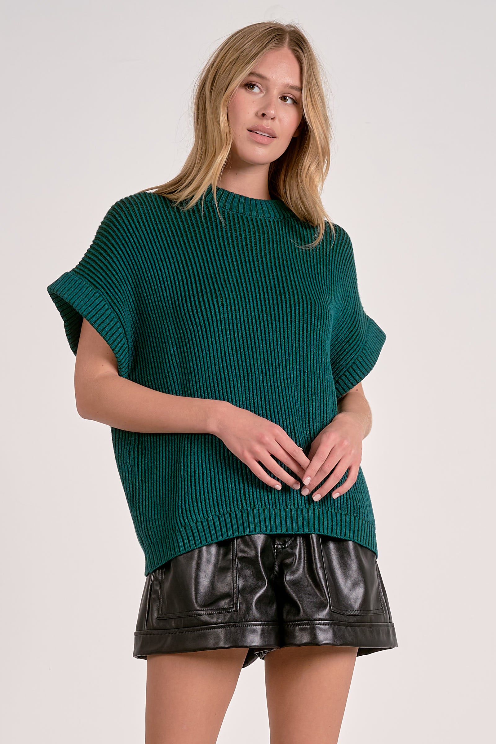 Teal sweater